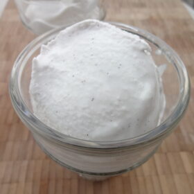 Vegan Honey vanilla coconut ice cream base