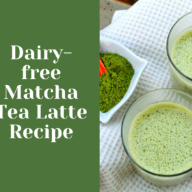 Matcha tea latte without milk recipe