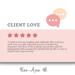 Akashic Records testimonial from Rae-Ann