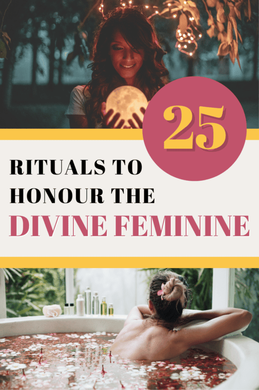 divine feminine meaning, divine feminine energy and rituals image