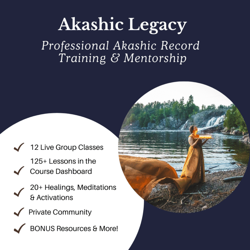 Professional Akashic Records course with certification and mentorship