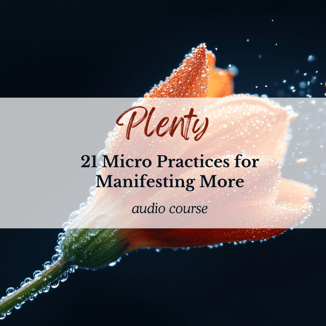 Plenty: 21 Micro Practices for Manifesting More audio course IG size